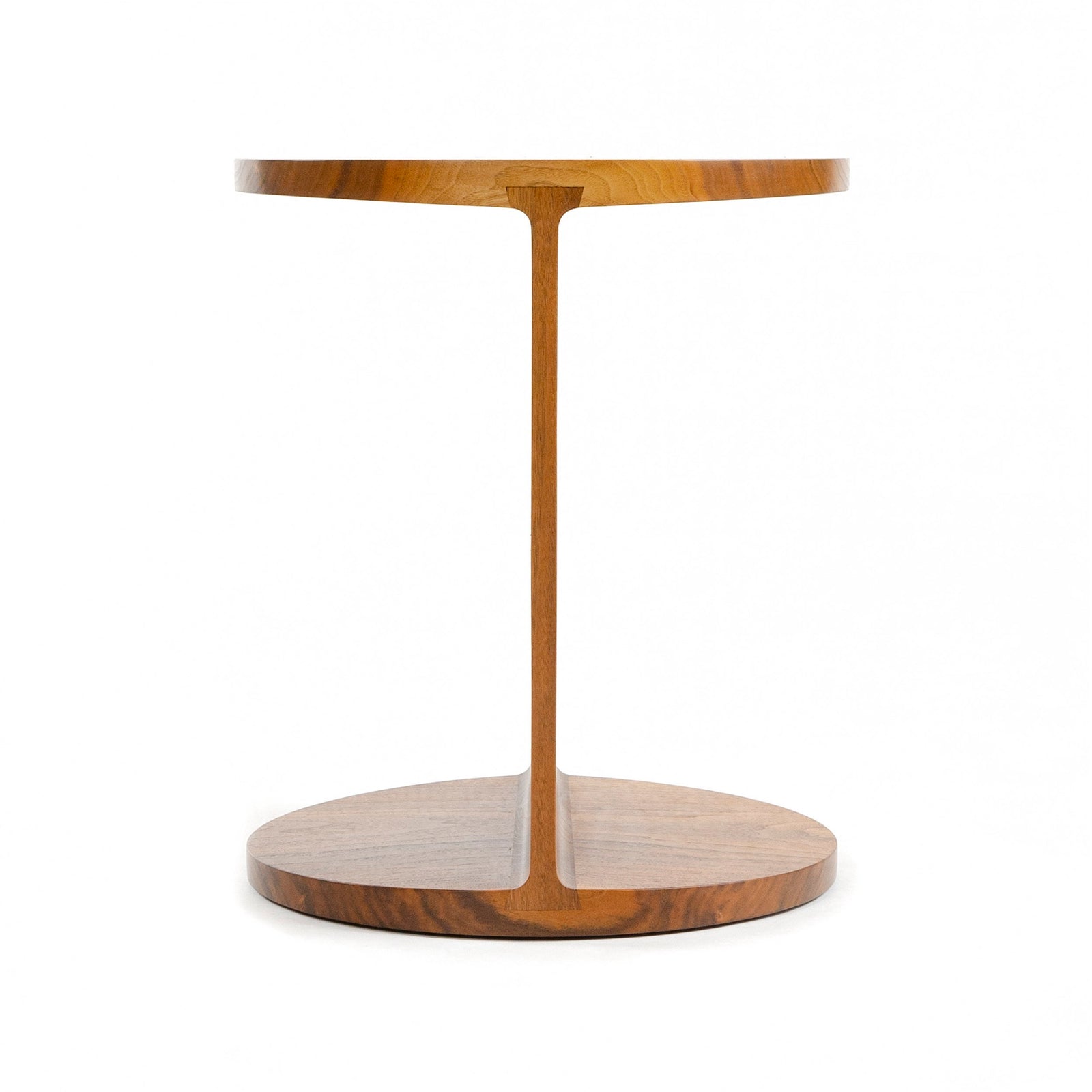 ‘Round I-Beam’ Table in Walnut by WYETH, Made to Order - WYETH