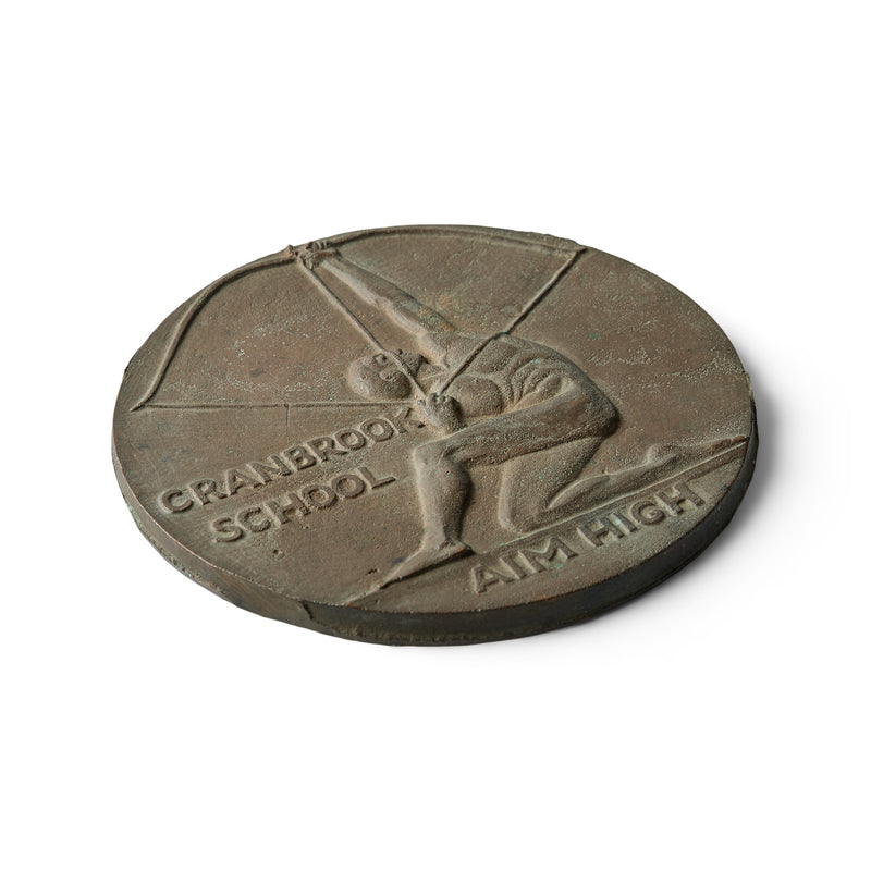 Bronze Plaque by Eliel Saarinen