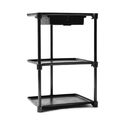 Single Drawer Three Tiered Cast Iron Table
