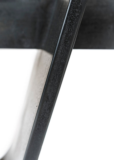 Chrysalis No. 1 Low Table in Blackened Steel by WYETH, Made to Order