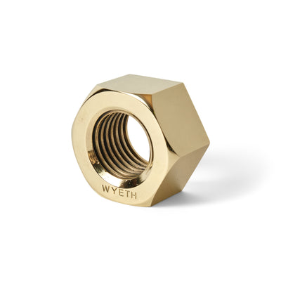 Polished Bronze Industrial Machine Nut by WYETH - WYETH