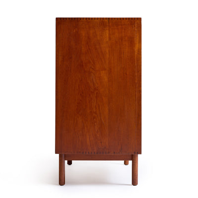 Two Level Double Tambour Door Cabinet by Peter Hvidt & Orla Mölgaard-Nielsen for Soborg Mobelfabrik - WYETH