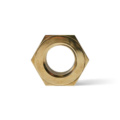 Polished Bronze Industrial Machine Nut by WYETH - WYETH