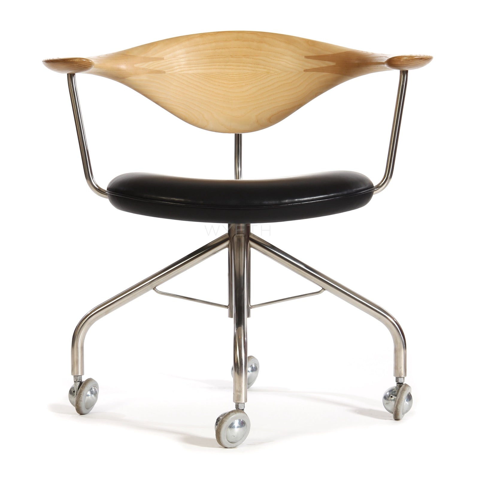 Swivel Desk Chair by Hans J. Wegner for PP Mobler, 1955 - WYETH