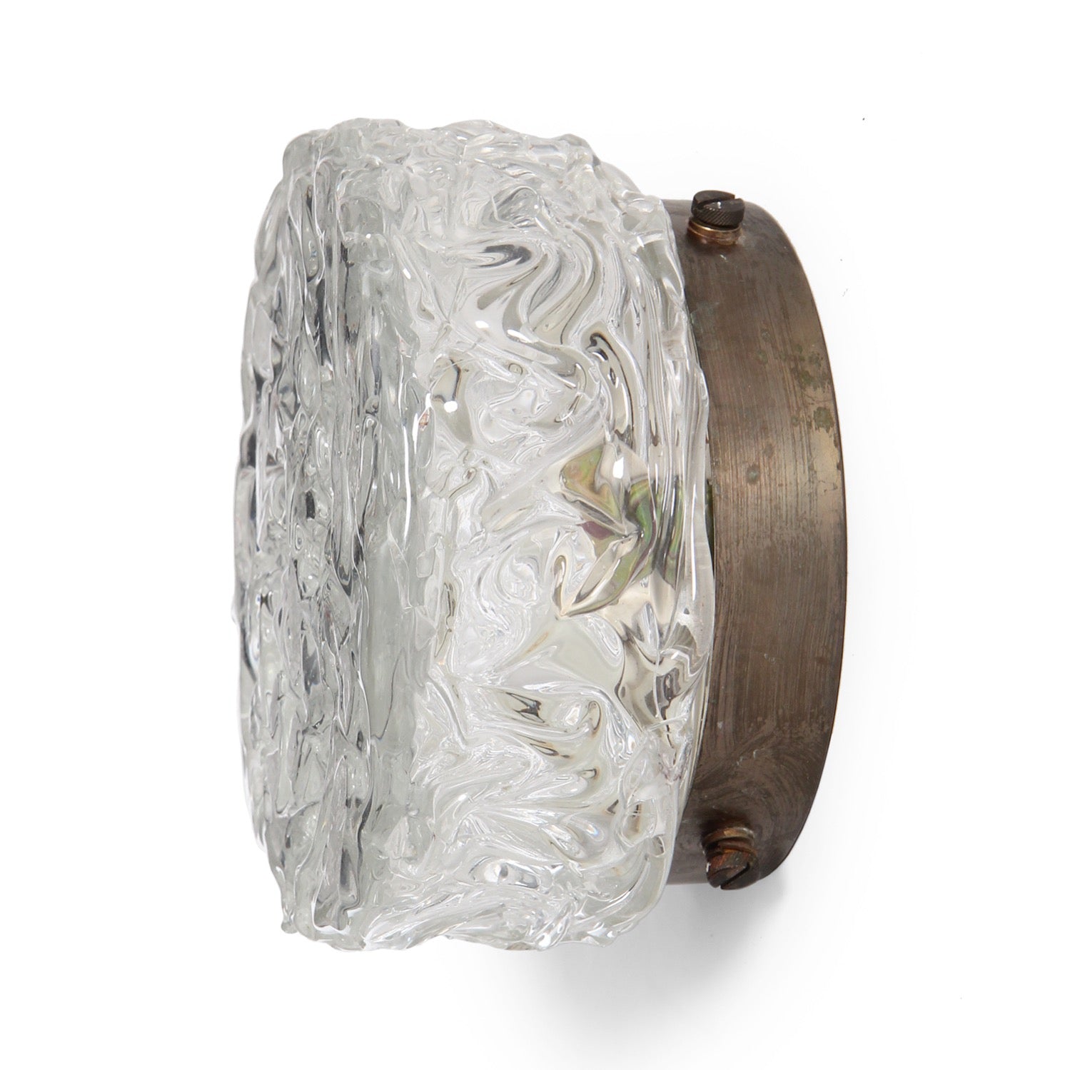 Variegated Glass Flush Mount Light from USA