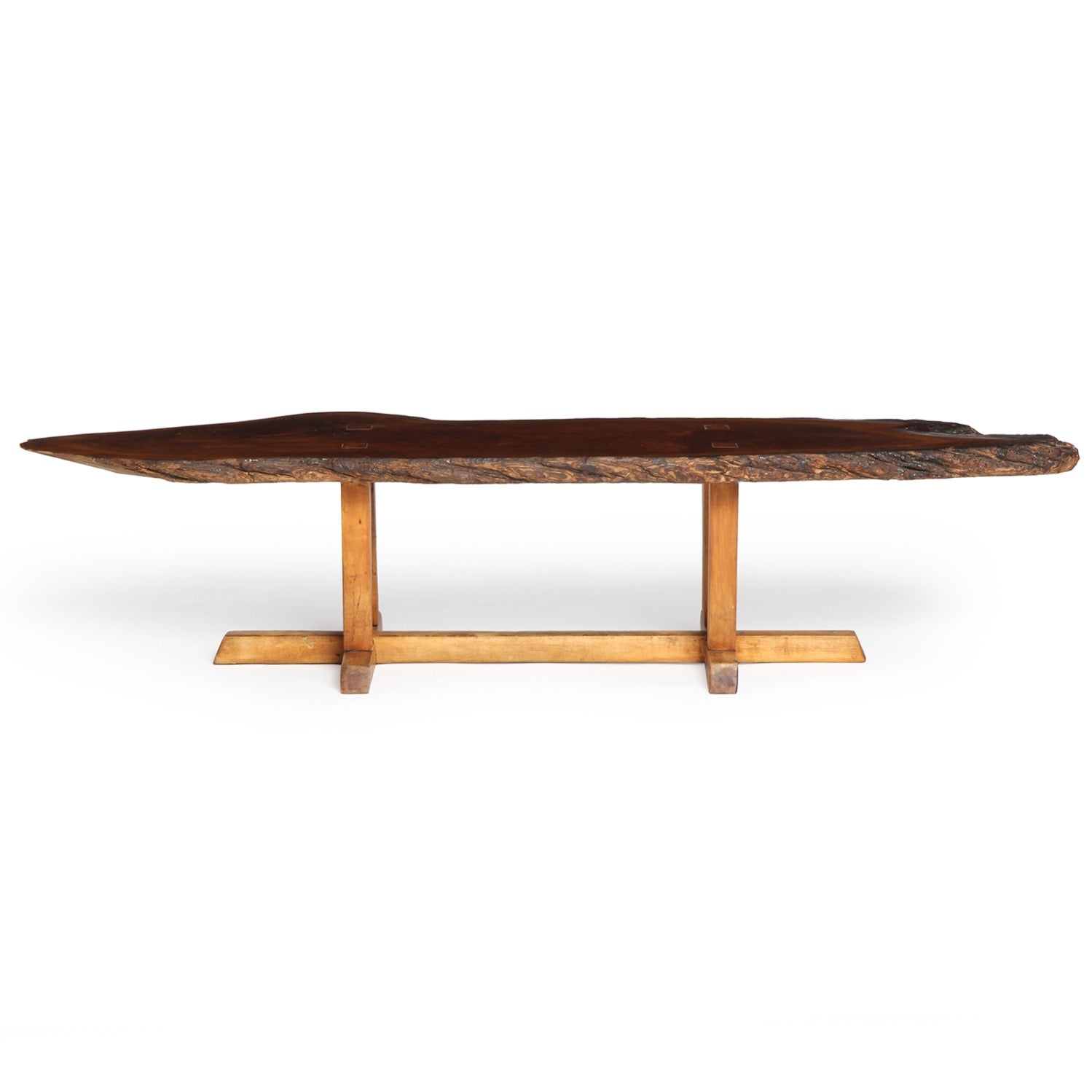 Low Table with Live Edge Top by Jeffrey Greene