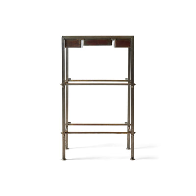 Nickel On Bronze 3 Tier Utility Table from USA
