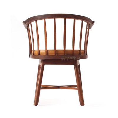 Pair of Swiveling Barrel Back Chairs by Edward Wormley for Dunbar, 1950s - WYETH