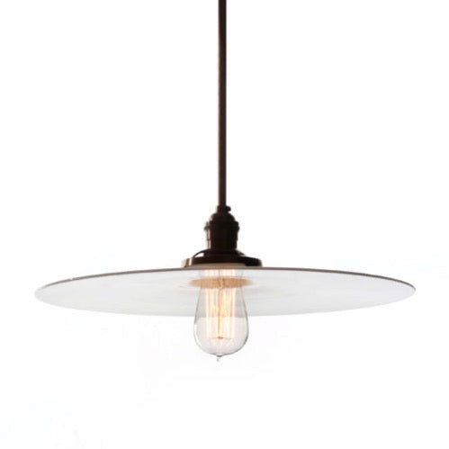 8" Milk Glass Pendant, WYETH - WYETH