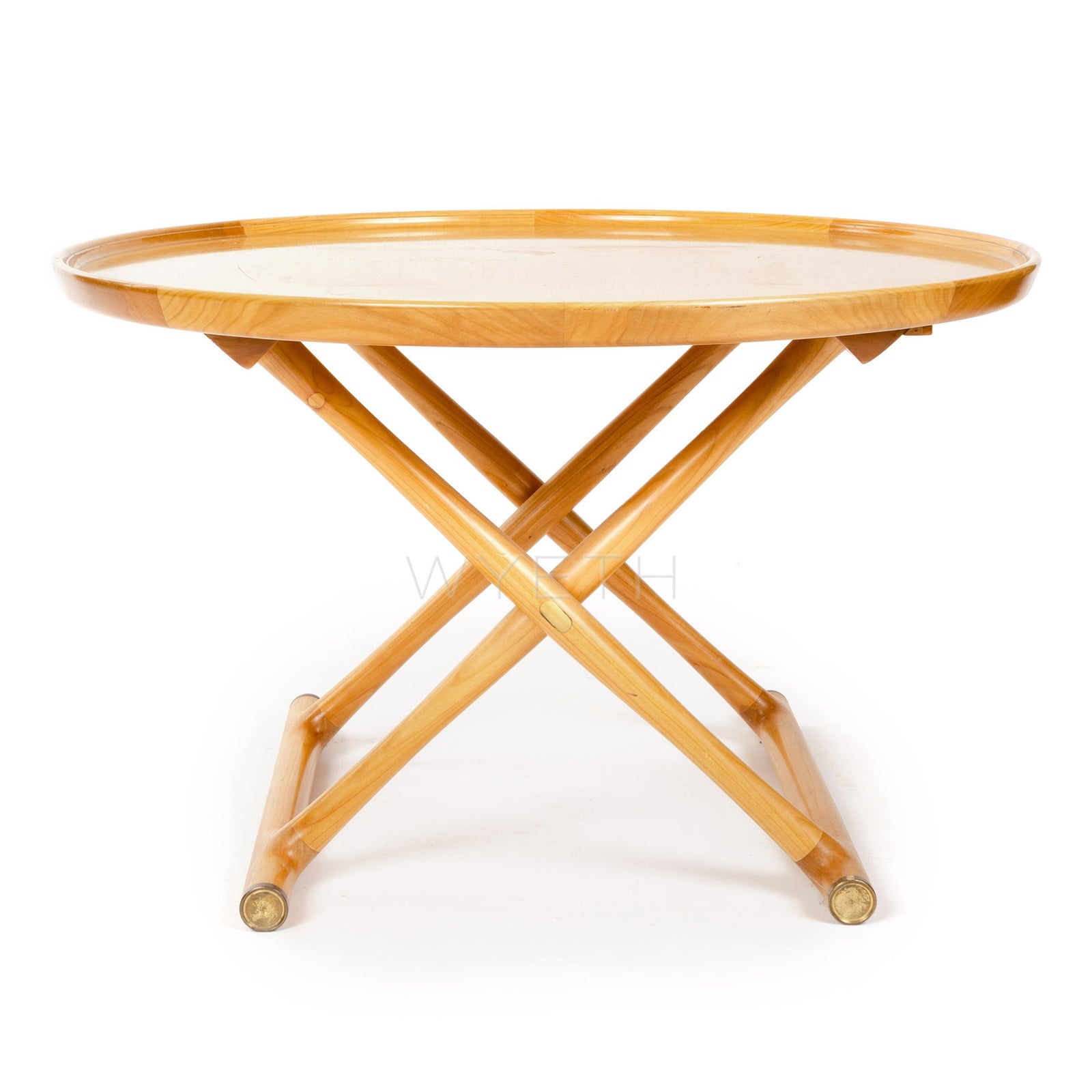Folding 'Egyptian' Side Table by Mogens Lassen for A.J. Iversen - WYETH