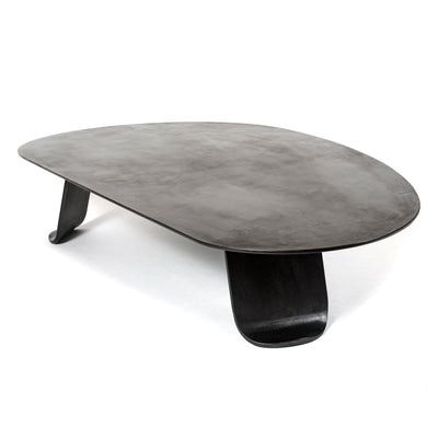 Chrysalis No. 1 Low Table in Blackened Steel by WYETH, Made to Order