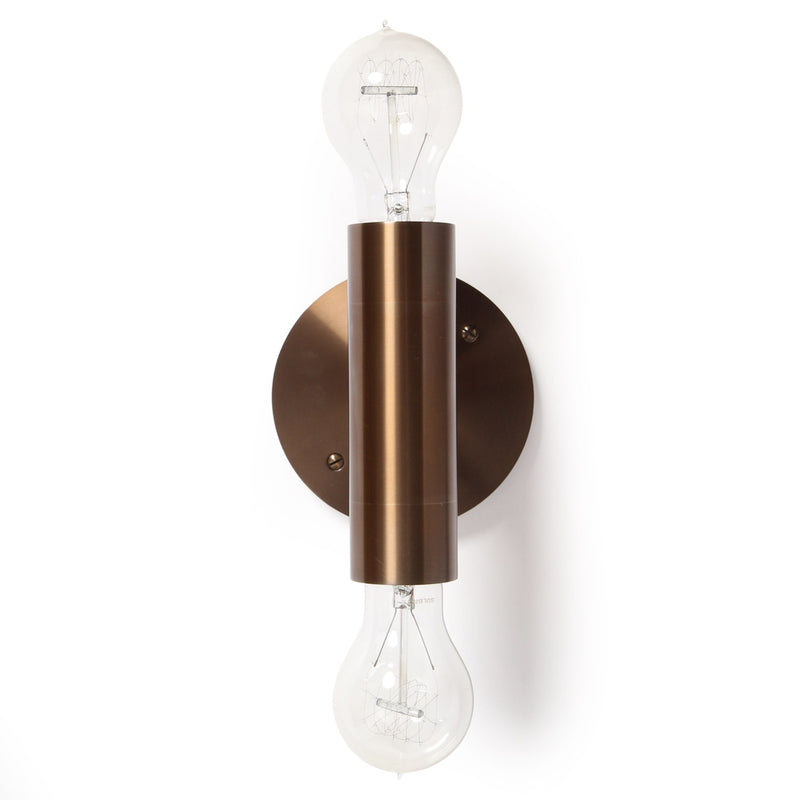 Brass Double Wall Light Fixture by WYETH - WYETH