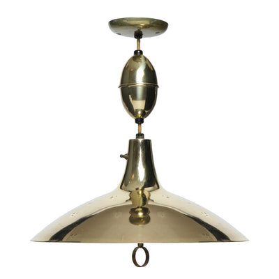 Retractable Height Brass Pendant Tynell Style from USA