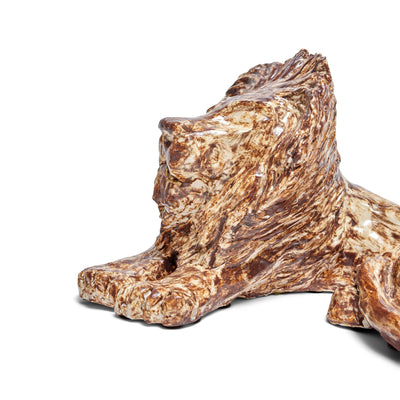 A Majestic Lion Sculpture by Michael Schilkin for Arabia