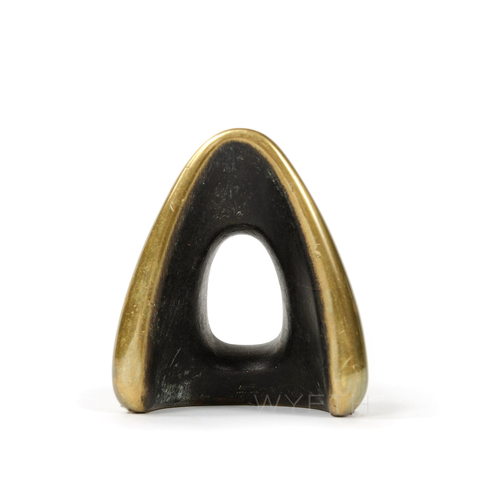 Cast Brass Bookend by Carl Aubock - WYETH
