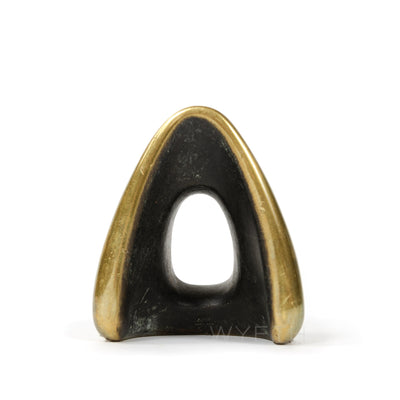 Cast Brass Bookend by Carl Aubock - WYETH