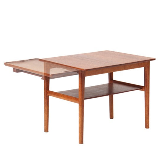 Table with Tray by Hans J. Wegner for Johannes Hansen - WYETH