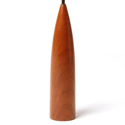Turned Teak Table Lamp by ESA Denmark - WYETH