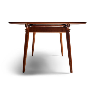 Teak and Oak Extension Dining Table by Hans J. Wegner for Johannes Hansen
