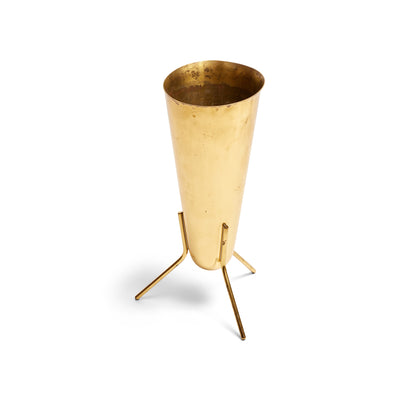 Brass Vase from West Germany, 1950's