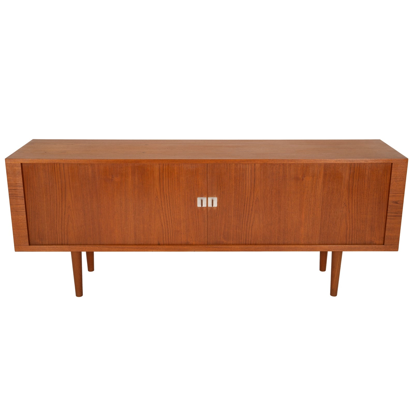 Tambour Door Credenza by Hans J. Wegner for Ry Mobler, 1960s - WYETH