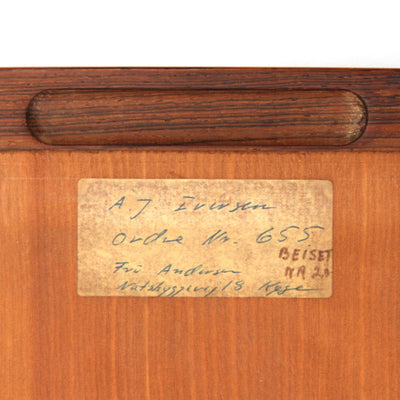 Rosewood Cocktail Table with Extensions by Ole Wanscher for A.J. Iversen
