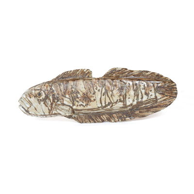 Fossilized Fish Sculpture by Taisto Kaasinen for Arabia - WYETH