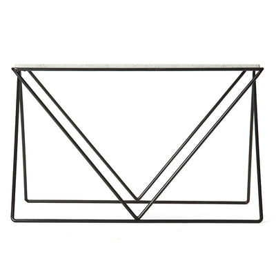 Avard Wrought Iron and Marble End Table by Darrell Landrum for Avard - WYETH