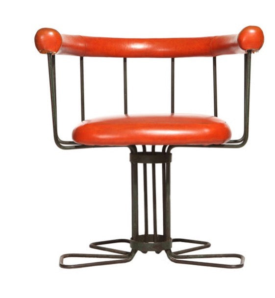 Wrought Iron Chair Attributed to Erwin & Estelle Laverne for Laverne International - WYETH