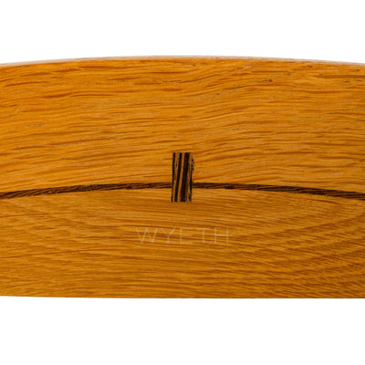 Oak Arm Chair with Wenge Inlay by Hans J. Wegner for PP Mobler - WYETH