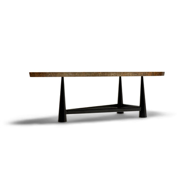 Travertine Biomorphic Top Cocktail Table Model 5218 by Edward Wormley for Dunbar, 1952