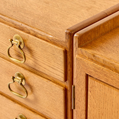 Unique Desk With Modular Cabinets by Hans J. Wegner for Johannes Hansen, 1947 - WYETH