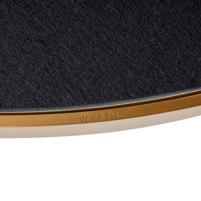 WYETH Original Tapered Round Mirror in Bronze by WYETH - WYETH