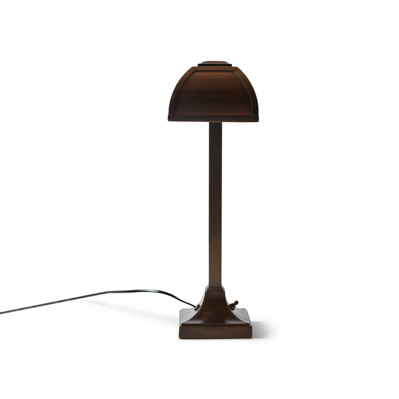 Bronze Bank Island or Desk Lamp by Frink Co.