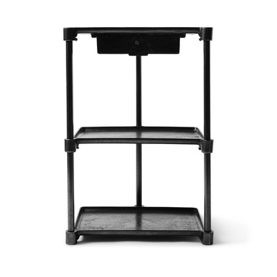 Single Drawer Three Tiered Cast Iron Table