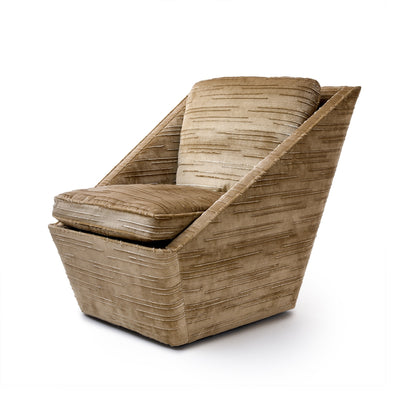 Darrell Lounge Chair in Cut Velvet by WYETH, 2000's - WYETH