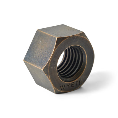 Industrial Bronze Machine Nut by WYETH - WYETH