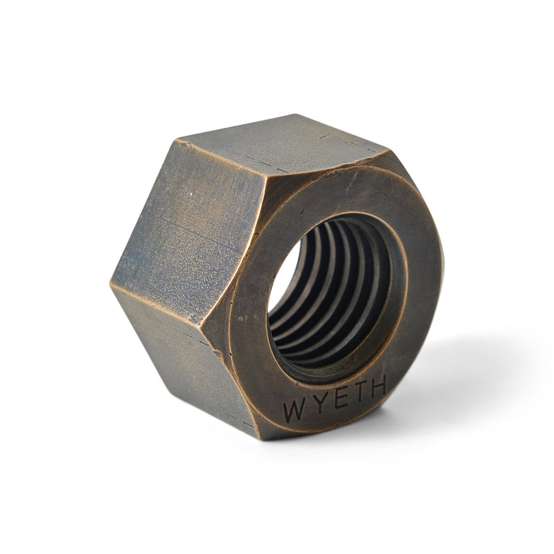 Industrial Bronze Machine Nut by WYETH - WYETH