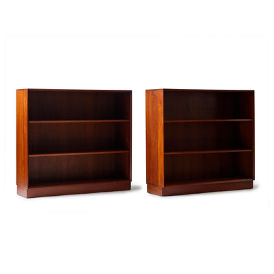 A Solid Teak Bookcase With Adjustable Shelving by Peter Hvidt & Orla Mölgaard-Nielsen - WYETH