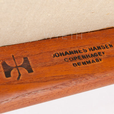 Teak 'Round' Chair by Hans J. Wegner for Johannes Hansen, 1949 - WYETH