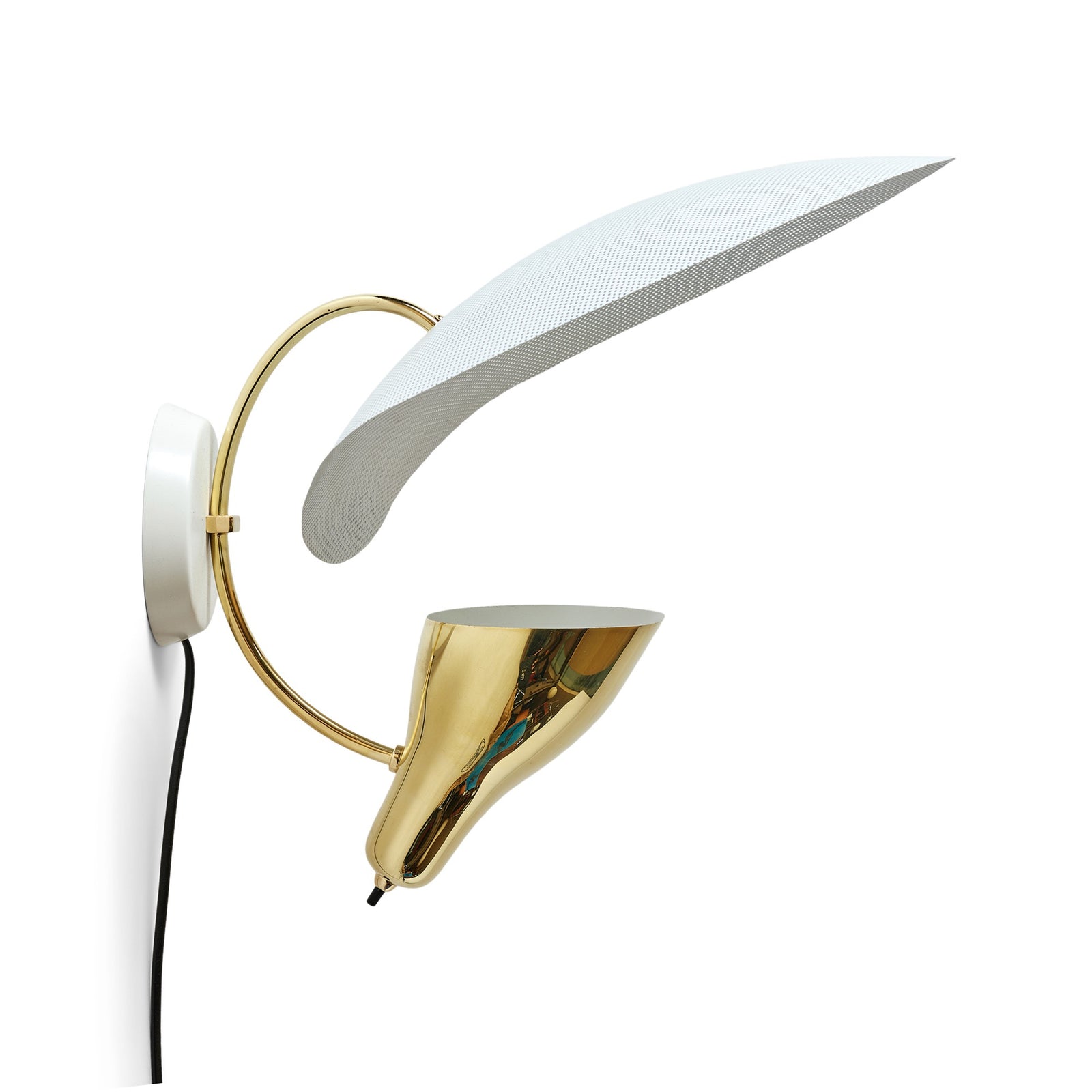 Reflector Wall Lamp Attributed to Lightolier, 1960s