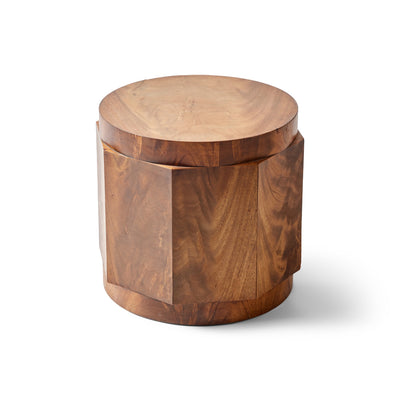 Faceted Column 1" Thick Glass Low Coffee Table by Edward Wormley for Dunbar