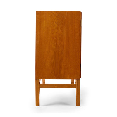 Oak Two Door Linen Cabinet by Borge Mogensen for C.M. Madsens, 1960's - WYETH