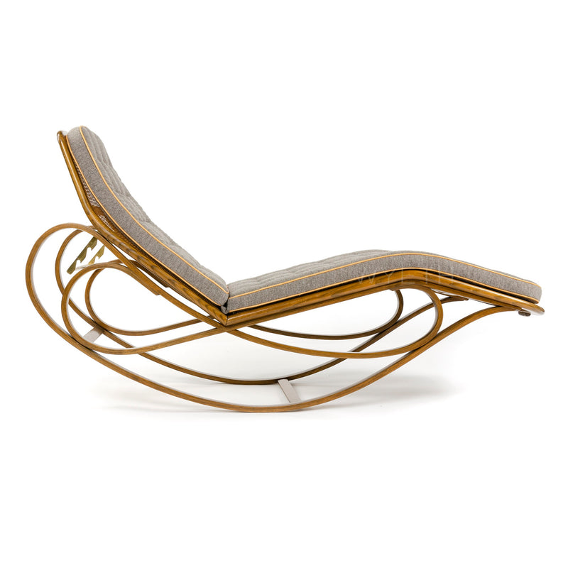 Rocking Chaise Lounge by Edward Wormley for Dunbar - WYETH
