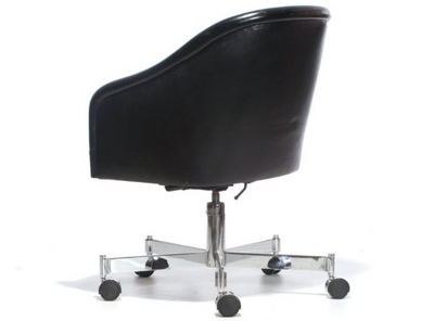 Barrel-Back Desk Chair by Ward Bennett for Brickel Associates - WYETH