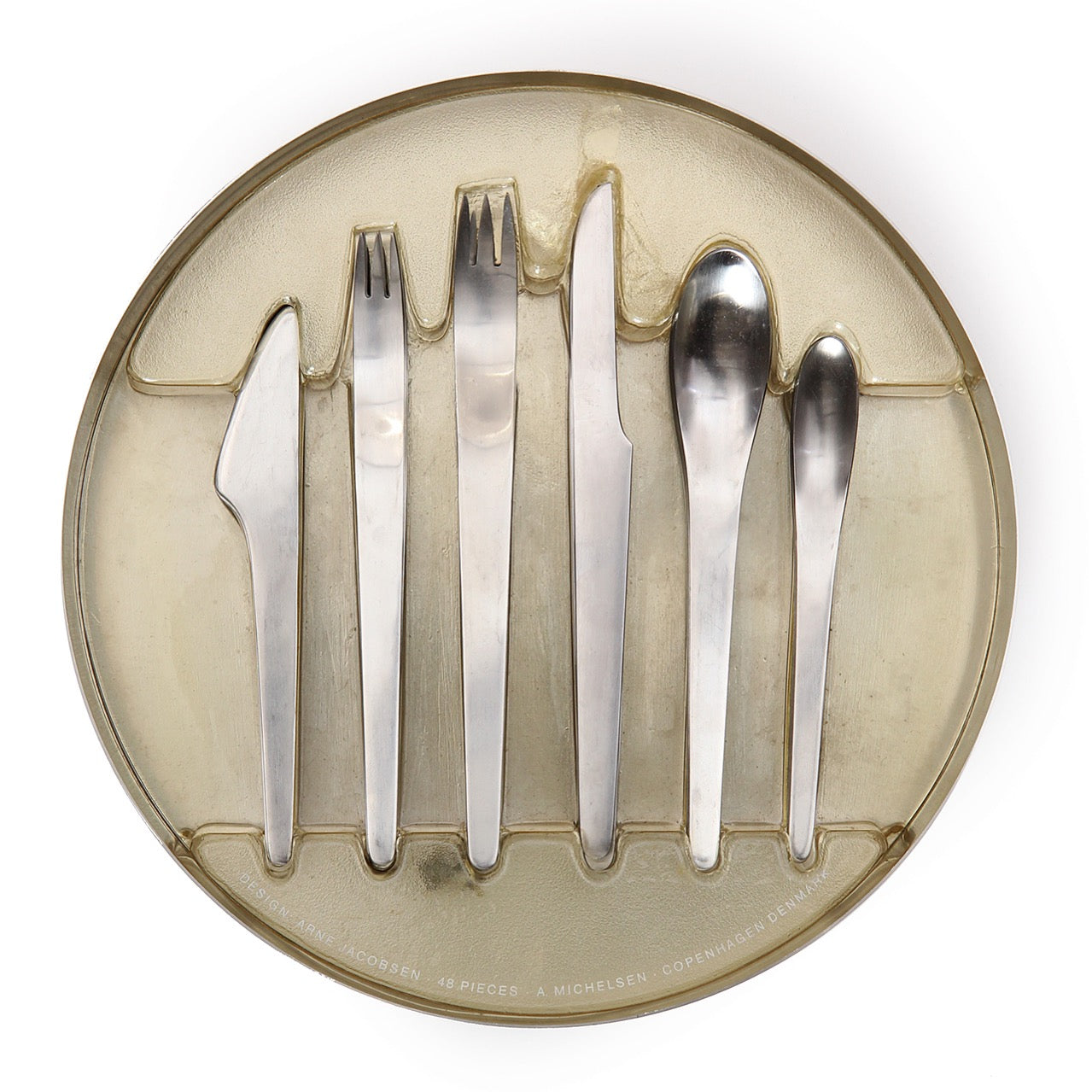 Stainless Flatware by Arne Jacobsen for Anton Michelsen, 1957 - WYETH