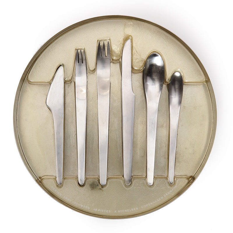 Stainless Flatware by Arne Jacobsen for Anton Michelsen, 1957 - WYETH