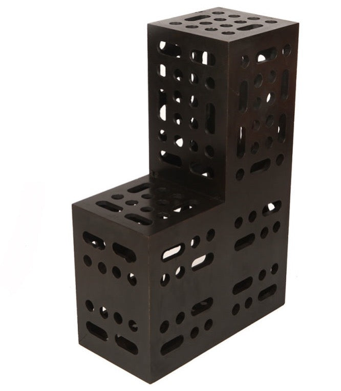 Cast Iron Machinist's Step Block End Table from USA - WYETH