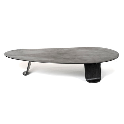 Chrysalis No. 1 Low Table in Blackened Steel by WYETH, Made to Order