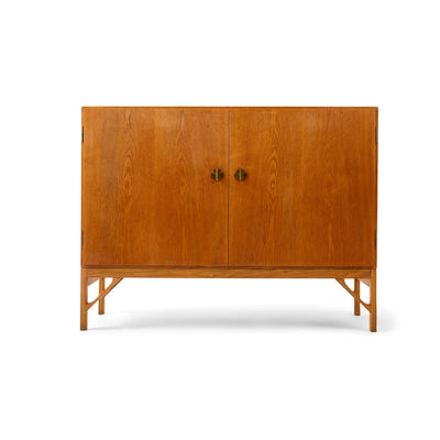 Oak Two Door Linen Cabinet by Borge Mogensen for C.M. Madsens, 1960's - WYETH